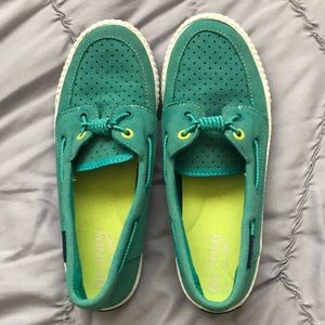 Sherry slip on deck shoe!